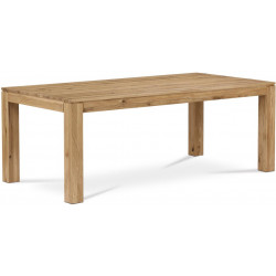 Stůl jídelní 200x100x75 cm, masiv dub, povrchová úprava olejem DS-F200 DUB