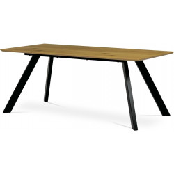 Stůl jídelní 180x90x75 cm, deska MDF, 3D dekor divoký dub HT-723 OAK