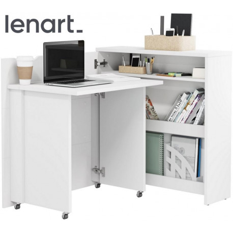 Lenart Work Concept rozkládací psací stůl levý REBECCA bílá