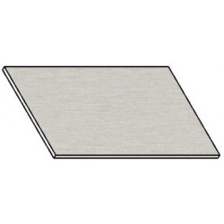 Kuchyňská pracovní deska 90 cm aluminium mat